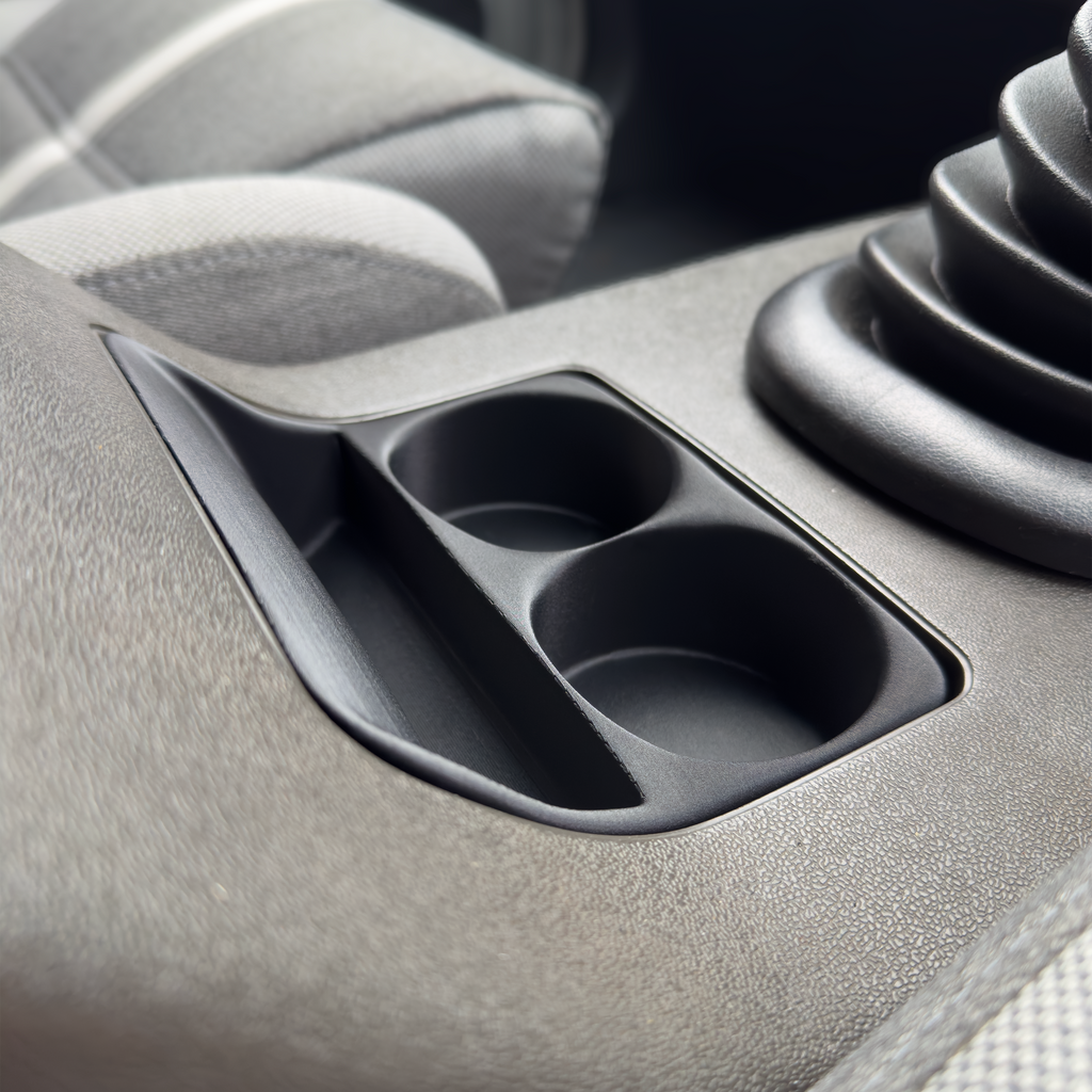 Dual Cupholder & Compartment