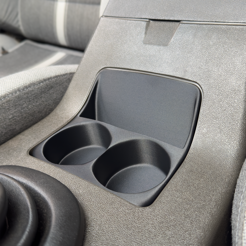 Dual Cupholder & Compartment