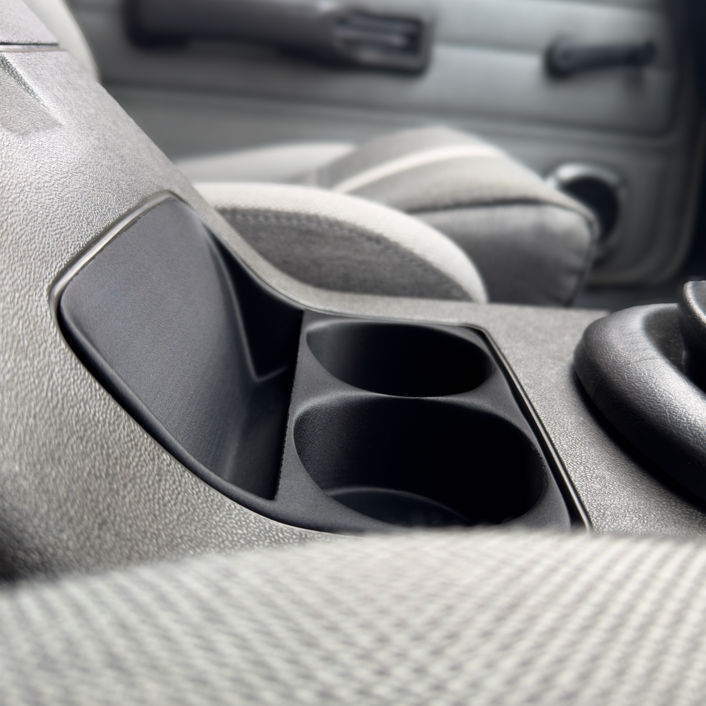 Dual Cupholder & Compartment